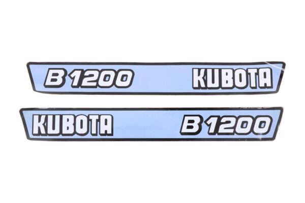 Bonnet decal sticker set Kubota B1200