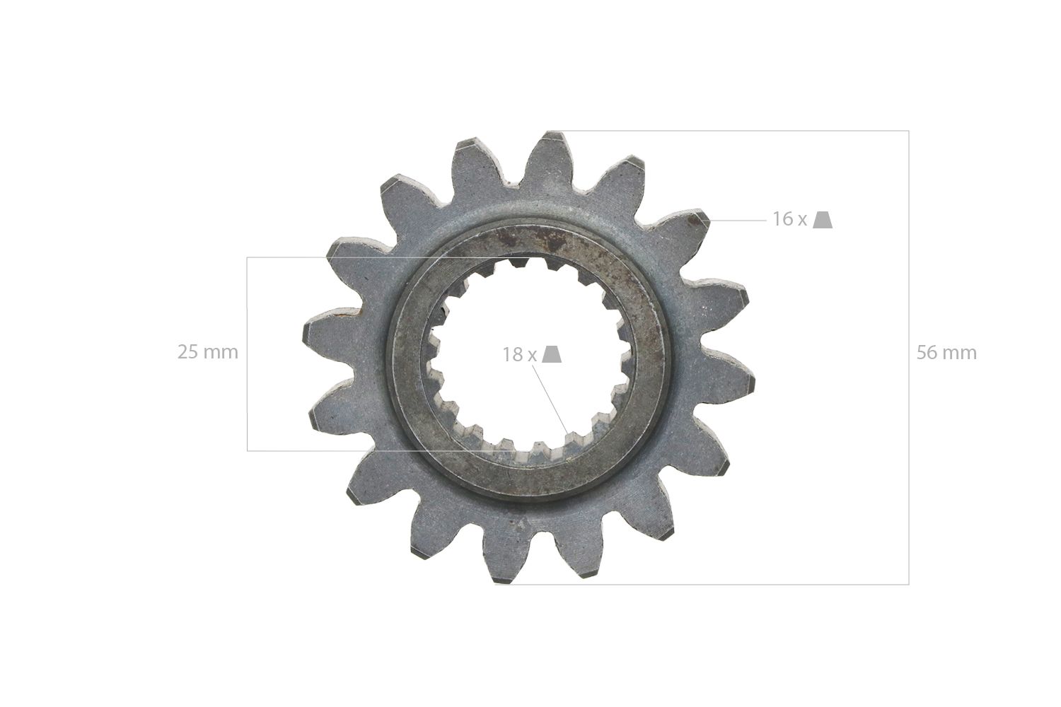 Gear 16TX18T