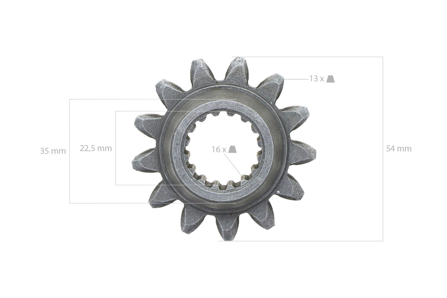 Gear 13TX16T