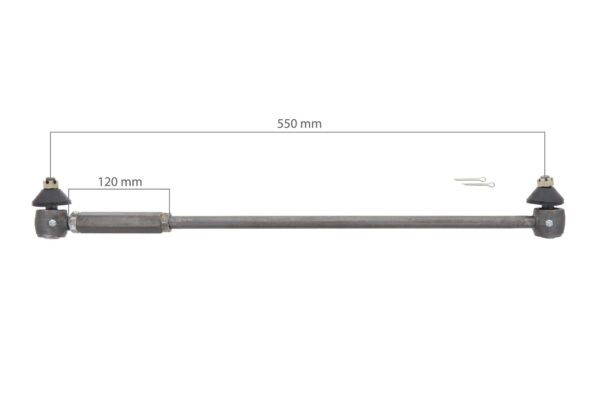 Track Rod Tube Yanmar YM1700, YM1802, YM2000, YM2002 - Image 2
