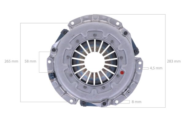 Clutch Kit Iseki TA, TL, TU197-TU257, TE4270, 3030 (Original Iseki) - Image 2