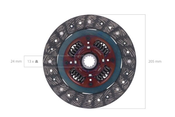 Clutch Kit Iseki, TF, Sial, SF, 3125, 3130, Hunter, TH22, TH24, TH26 (Original Iseki) - Image 6