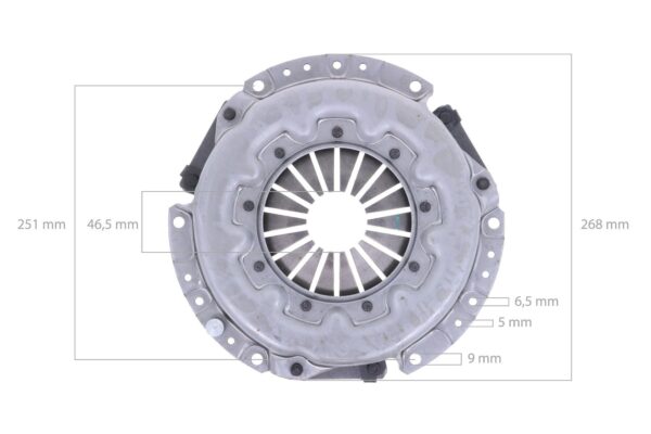 Clutch Kit Yanmar YM336, YM2610, YM2620, YM2820, YM3110, YM3220, YM3810, F255, F265, FX26, FX28, FX32, FX255, FX265, - Image 2