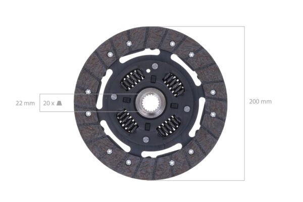 Clutch Kit Yanmar, YM195, YM220, YM226, YM240, YM250, YM276, YM1500, YM1600, YM1700, YMG1800, YM1810, YM1900, YM2000, YMG2000, YM2001, YM2010, YM2210, YM2210B, YM2301, YM2310M - Image 6