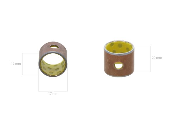 Top bearing / flywheel bush Kubota Aste, Bulltra, B-, F-, GB-, KH-, L-, LX-, M-, RTV-, ST-Types, Zen Noh ZB-Types Hinomoto CX-Types, - Image 3