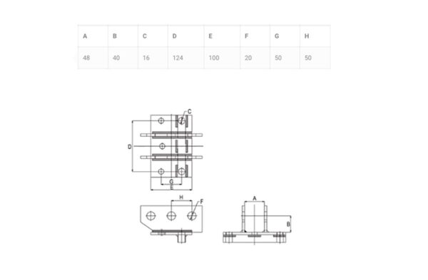 Yanmar YM1510 Top Link Bracket - Image 3