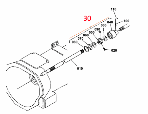 Assy ball joint Kubota B4200, B5000, B5001, B6000, B6001, B7000, B7001 - Image 4