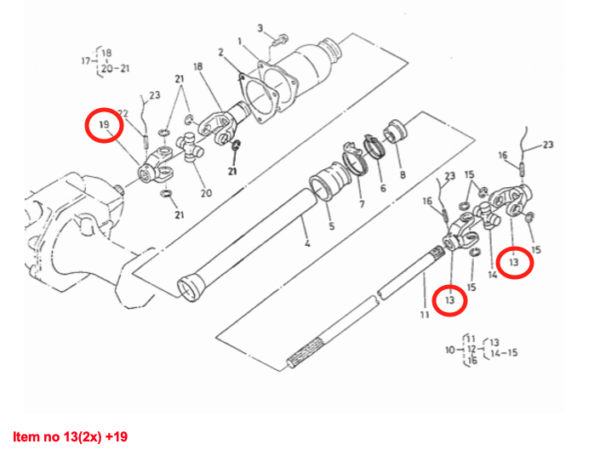Fork 4WD Kubota Bulltra, B-, F-, G-Types, Zen Noh ZB-Types, - Image 2