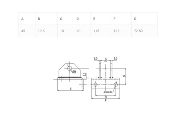 Top Link Bracket Iseki TU, TX, TM, Mitsubishi - Image 3