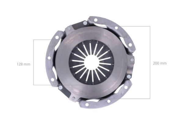 Clutch pressure plate 8” Kubota, A, B-Types, Hinomoto, Shibaura, Yanmar F, FX, YM-Types, Mahindra John Deere, 650, 750, Case IH, Mitsubishi, Allis Chalmers, Etc., - Image 2