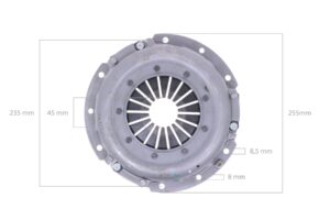 Clutch pressure plate 8” Kubota, A, B-Types, Hinomoto, Shibaura, Yanmar F, FX, YM-Types, Mahindra John Deere, 650, 750, Case IH, Mitsubishi, Allis Chalmers, Etc.,