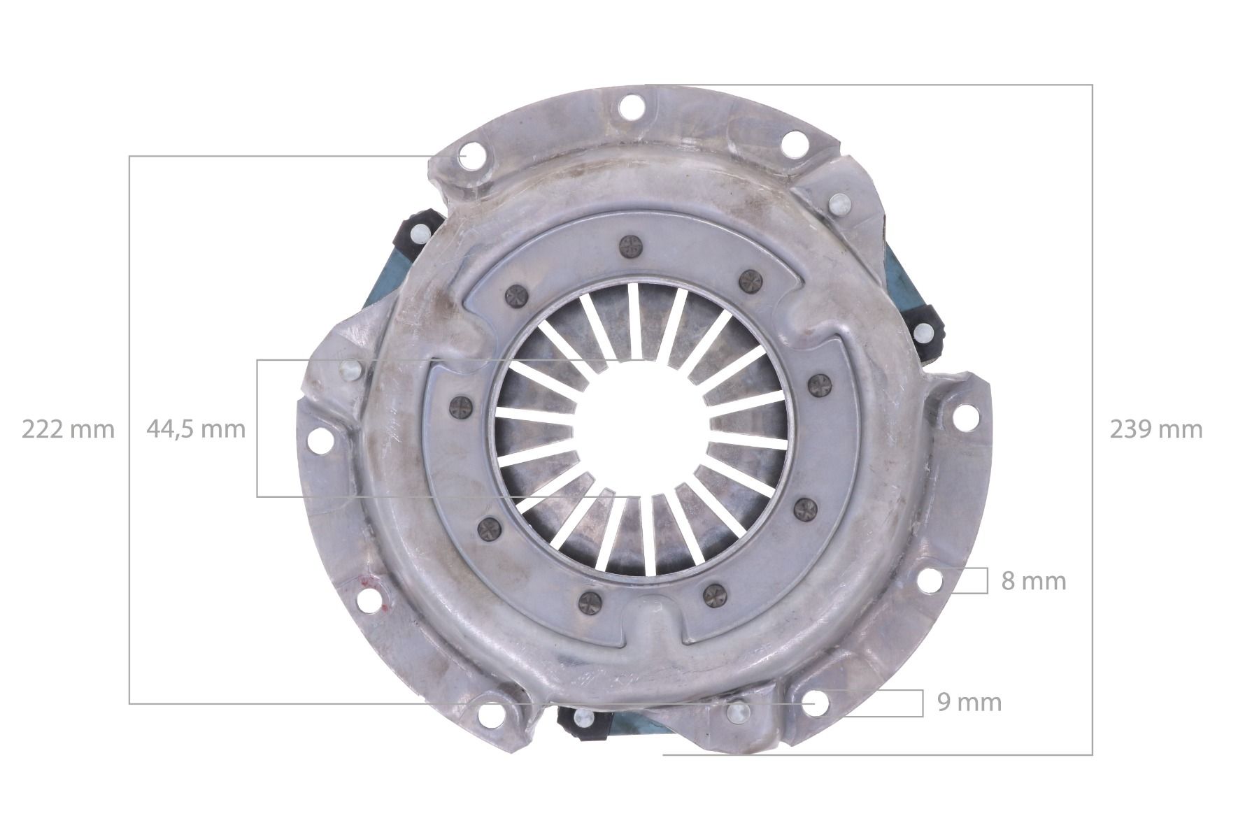 Pressure plate Iseki Sial, TF, TU, 3015, 3020, Kubota, Aste, B-1, B-serie, Hinomoto C, CX, Mitsubishi, D1300, D1500, Shibaura, Ransomes, etc.