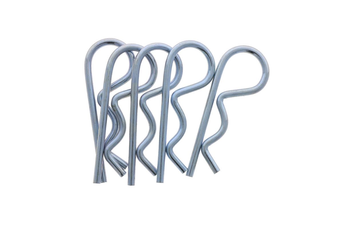 Set of 5 R-clips 6mm