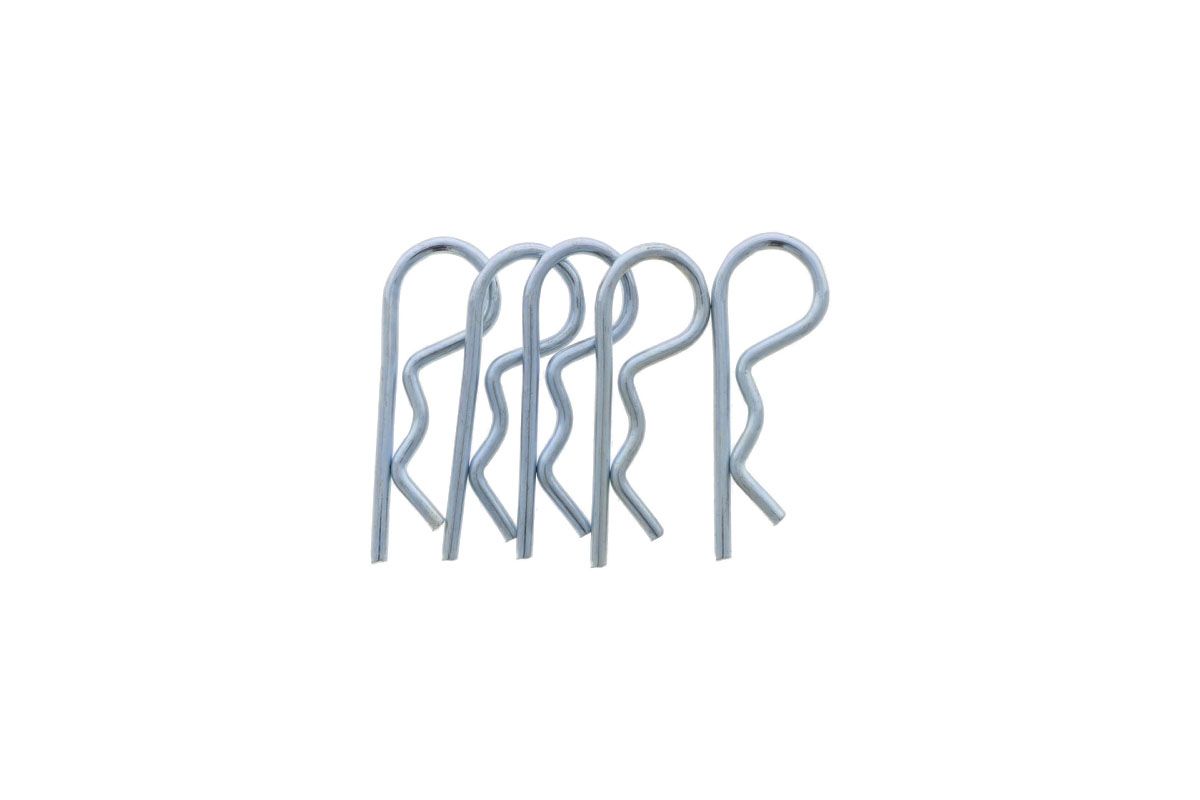 Set of 5 R-clips 4mm