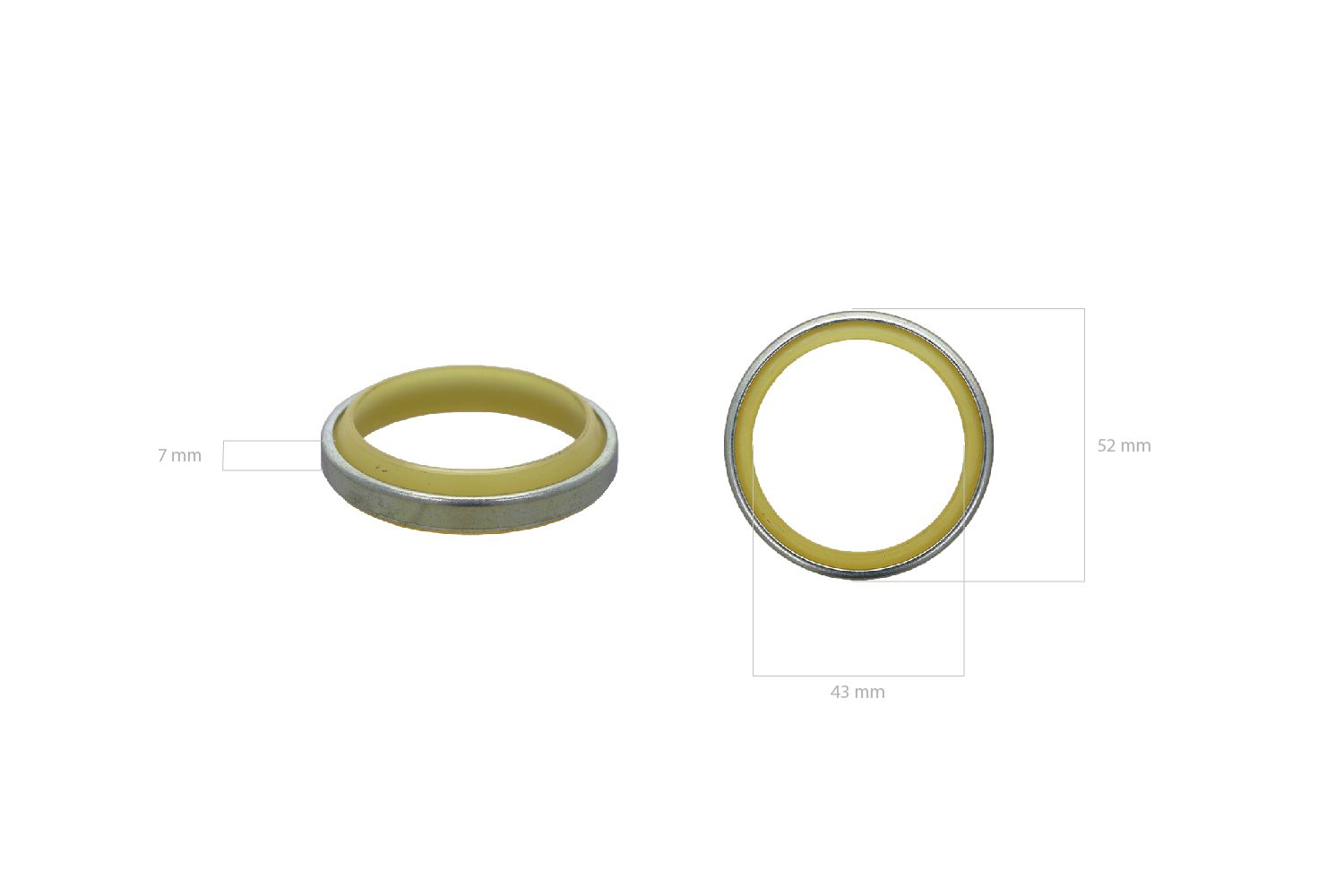 Thrust bearing bush oil seal Kubota B-Types, Zen Noh ZB-Types,