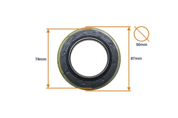 Knuckle seal 4WD Iseki TA-, TK-Types, 50-, 51-Types, Massey Ferguson Agco, Challenger, - Image 2