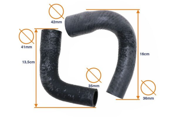 Iseki coolant hose set TU, TX - Image 2