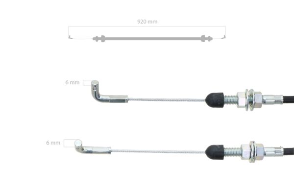 Throttle Cable foot Iseki TU serie (Landleader) 3015, 3020, 3025, - Image 2