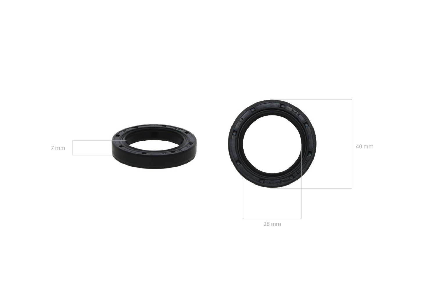 Oil seal PTO shaft Kubota B5000, B5001, B5100 Seal ring steering box Kubota L200, L210, L240, L260, L285, L295, L345,