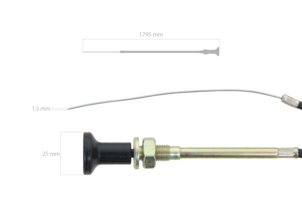 Universal stop cable 1795mm - Image 4