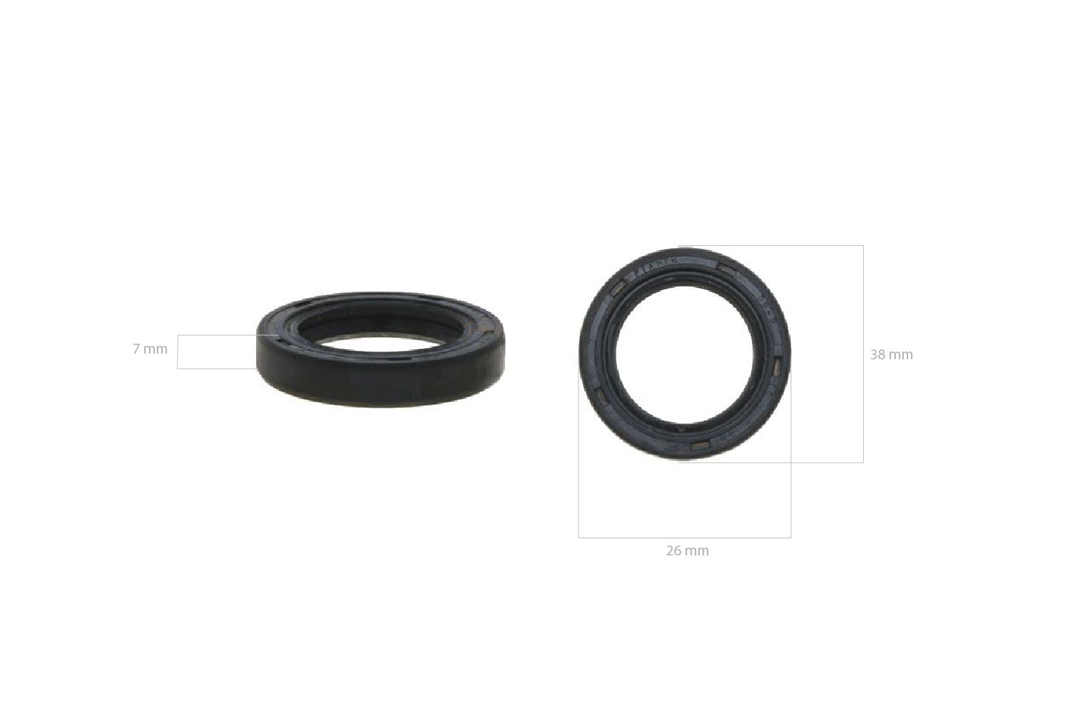 Steering box seal Yanmar F17, FX17, YM-Serie, Kubota B-Serie, L-Serie, John Deere 650, 670, 750, 770, 790