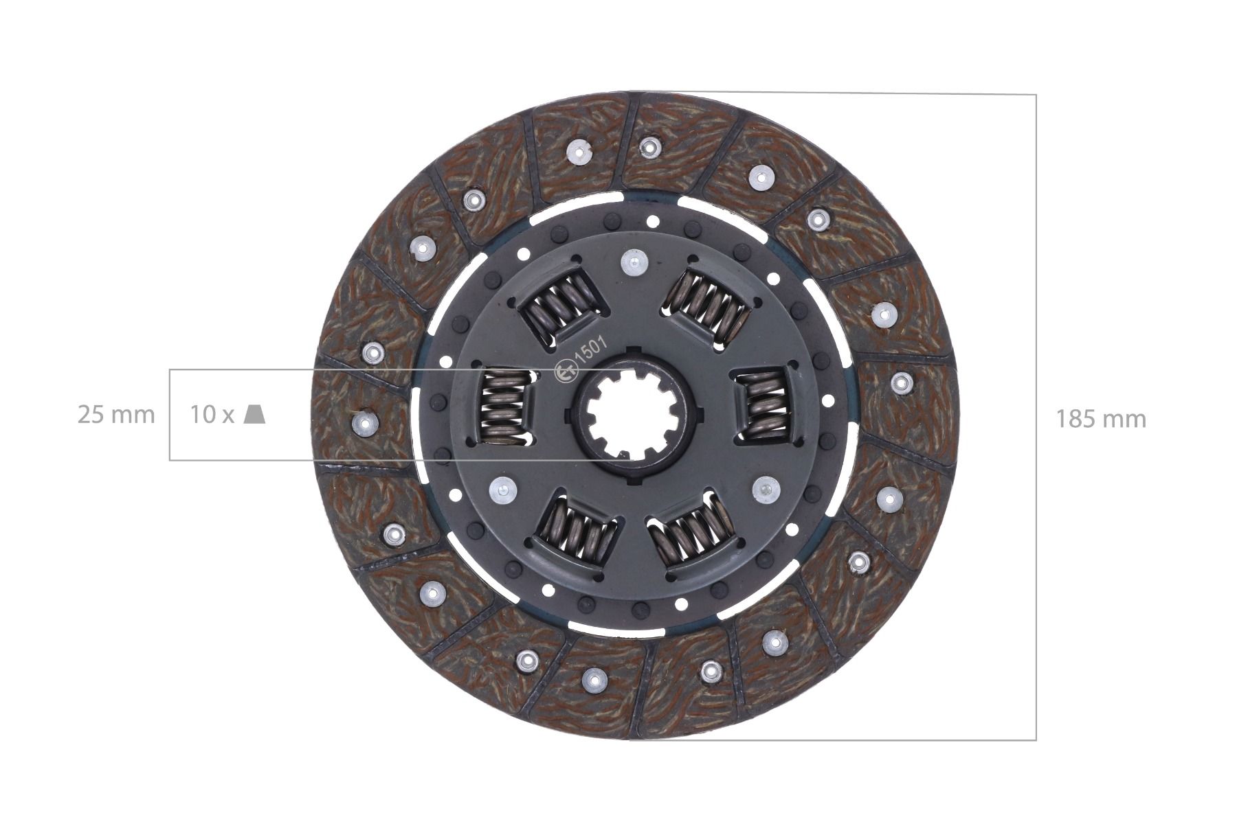 Clutch disc Kubota L175, L185, L185DT, L200, L210, L1500, L1501, L1511