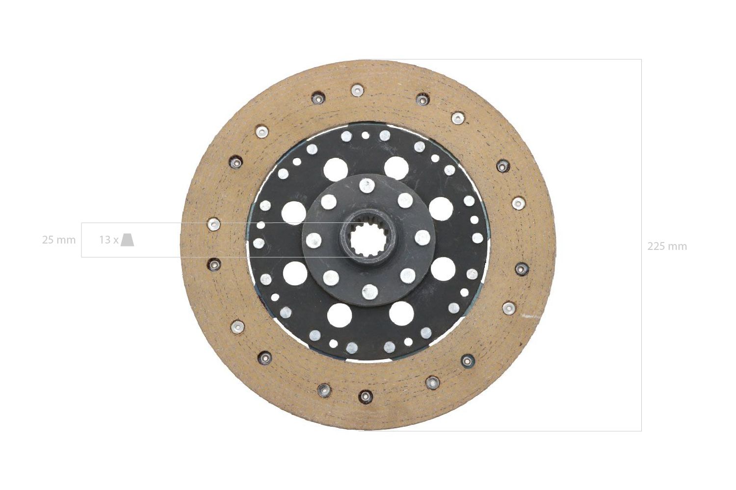 Clutch disc Iseki TA, TE, TF, TK, TL, TS, TU, Yanmar, Massey Ferguson Etc.,
