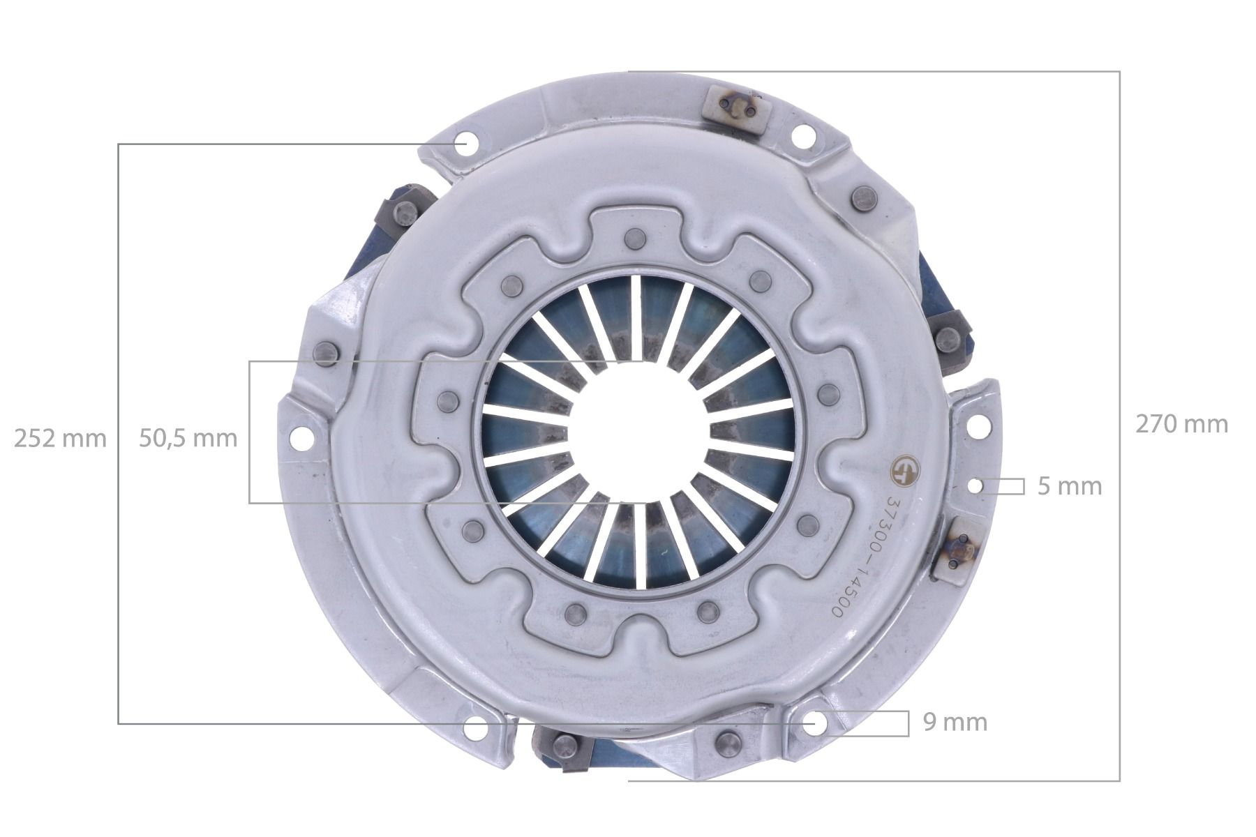Pressure plate Kubota L Serie, B2150, B9200, GL, GT, X20, X24, Kioti, LK2554,