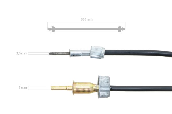 Hour counter cable Iseki TL, TS, TE, TU, Case IH, Mitsubishi 850mm - Image 2