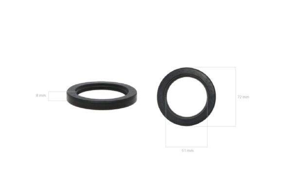 Thru shaft seal set 4WD Iseki TE-, TL-Types Boless G274, 2704, - Image 4