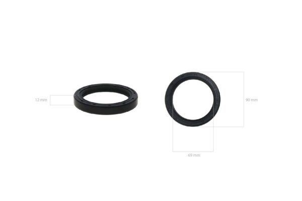 Seal rear axle set Iseki TE-, TL-Types Bolens G272, G274, 2702, 2704, - Image 2