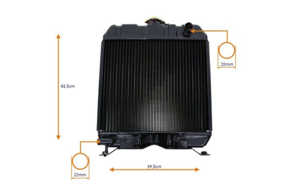 Radiator Iseki TU1700, TU1900, TU2100, TE3210 - Image 4