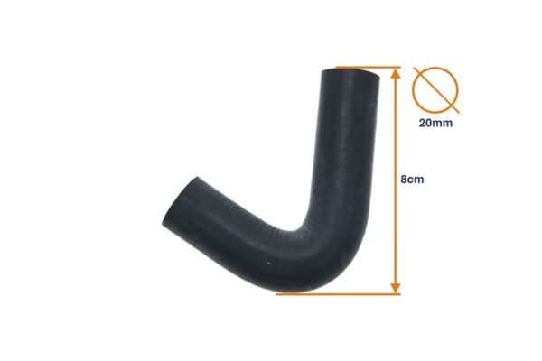 Coolant hose (Bypass) Kubota D1100, DH1101, D1301, S2200, S2600, S2800, V1501, - Image 2