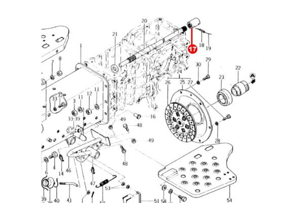 Coupling Socket (inputshaft) Iseki TU-, TX-Types, Bolens, Massey Ferguson, White, - Image 3