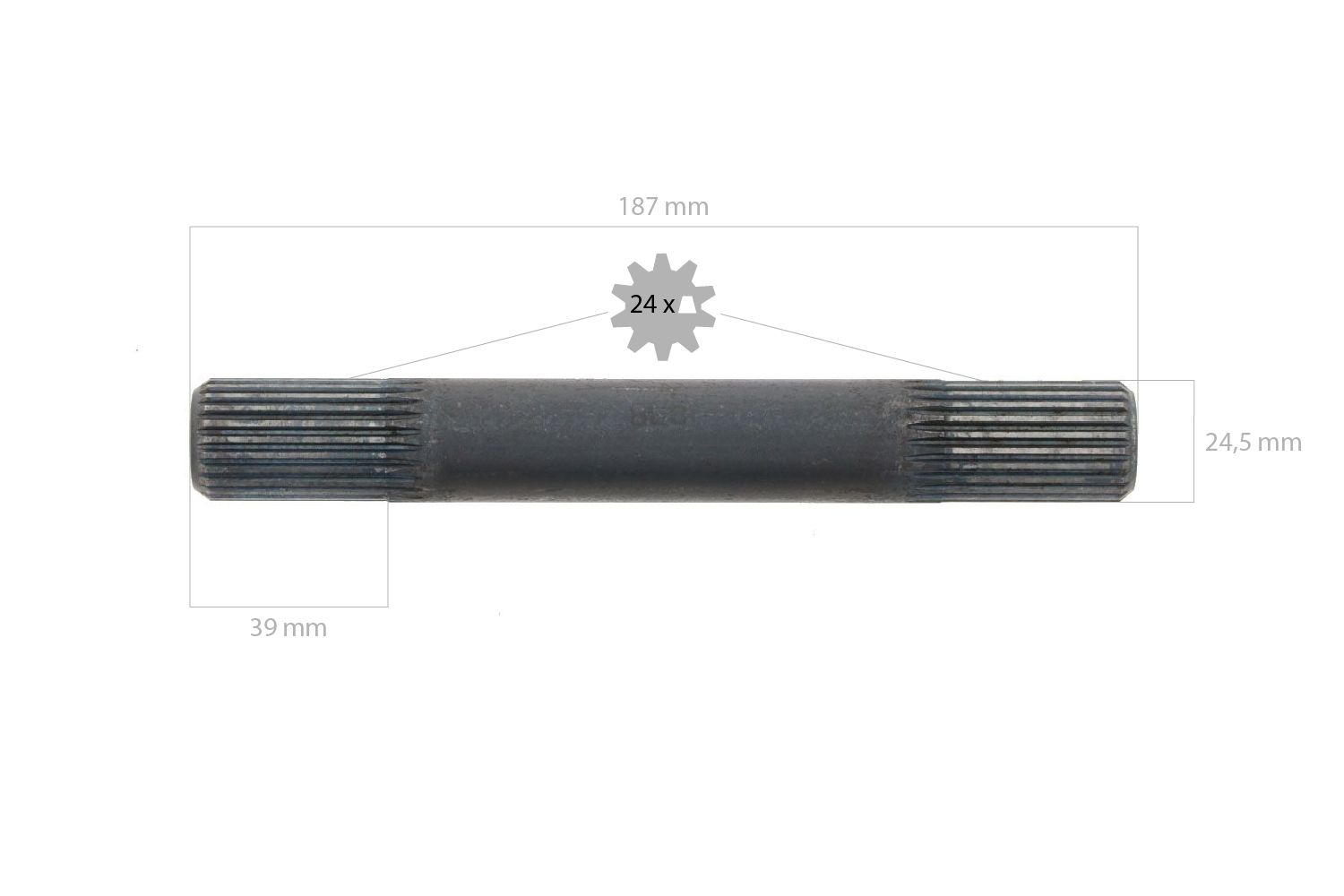 Steering shaft Kubota