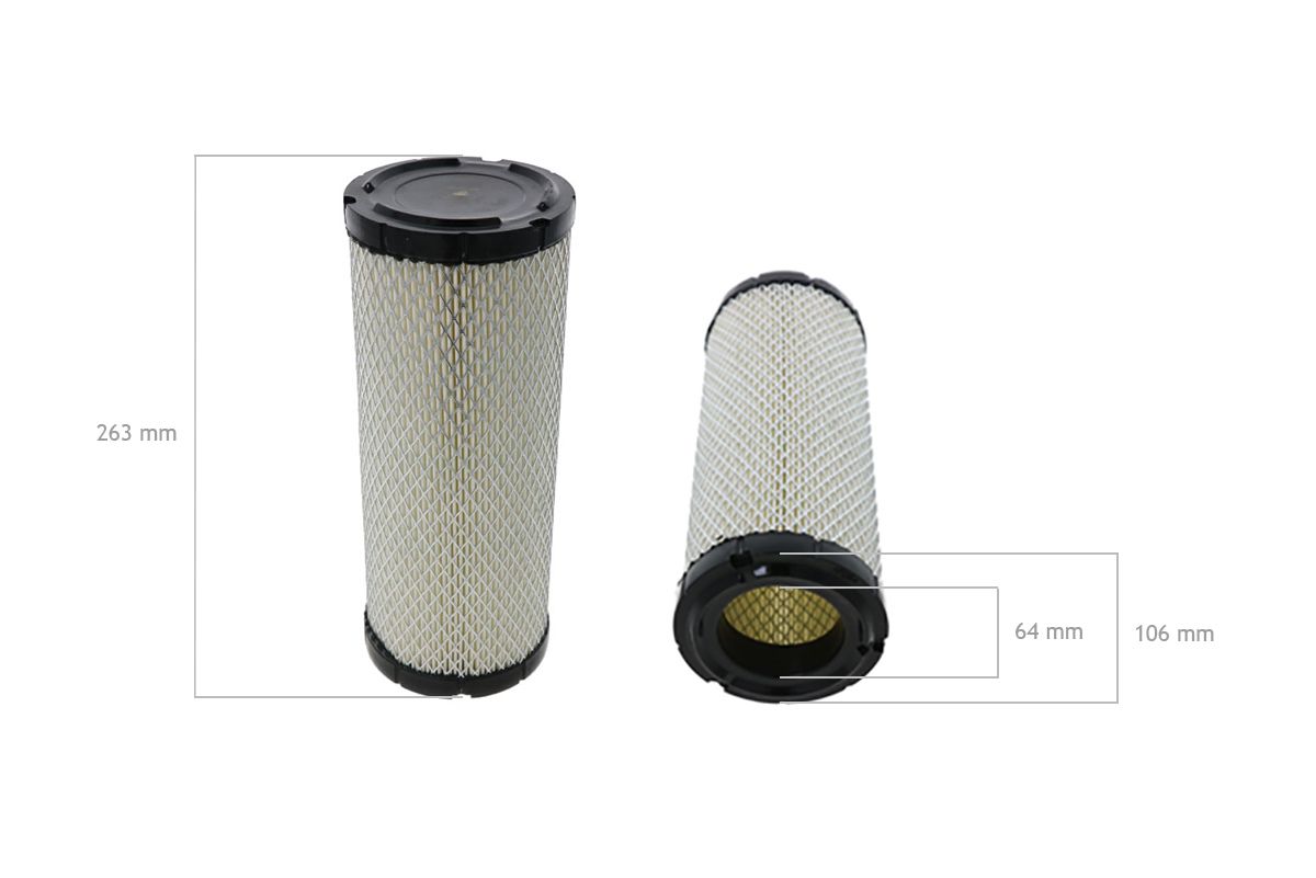 Air filter Kubota, John Deere, Shibaura, New Holland, Etc.,