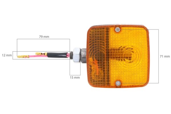 Set universal turn signal indicators 80 x 80mm - Image 4