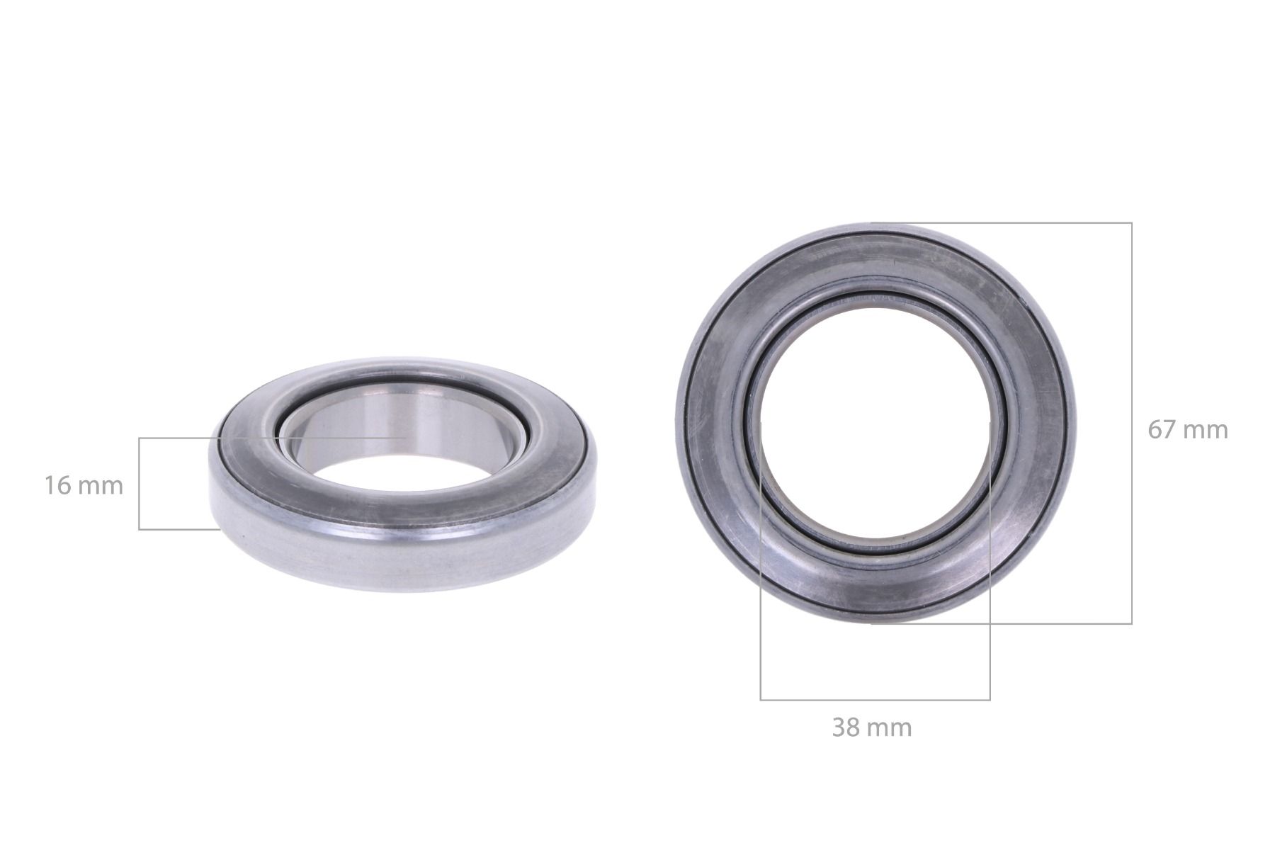 Clutch release bearing Shibaura, Iseki, Ford, Suzue, 67x38x16