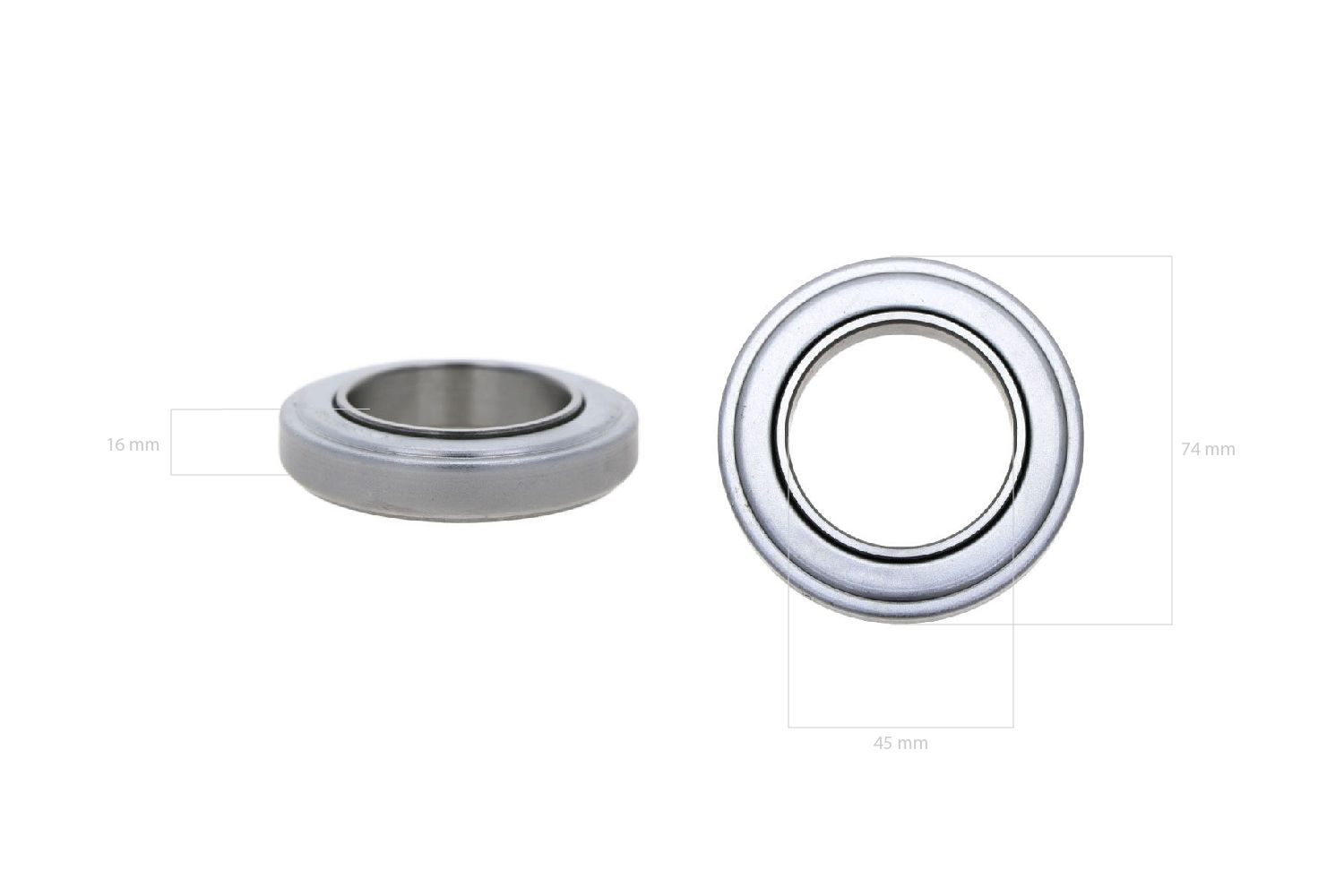 Clutch release bearing Shibaura, Ford, Case IH, Yanmar, John Deere, Kubota, Mitsubishi