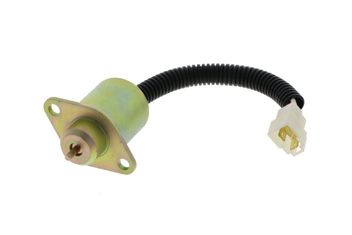 Stop solenoid 12V. Kubota D905, D1005, D1105, V1205, V1305, V1405, V1505
