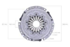 Pressure plate Yanmar F-, FX-, YM-Types, Iseki SF-, TF-, TM-Types, Hinomoto Massey Ferguson, John Deere, Etc.,