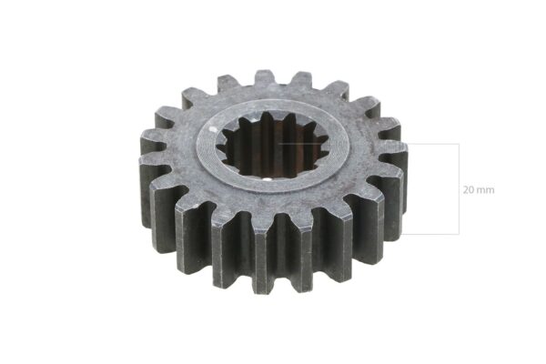 Gear 13 / 19 teeth PTO Iseki TU-, TX-Types, Bolens, Massey Ferguson, White, - Image 2