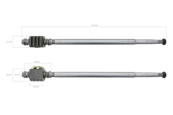 Steering shaft Kubota B7000, B6001, B7001 - Image 8