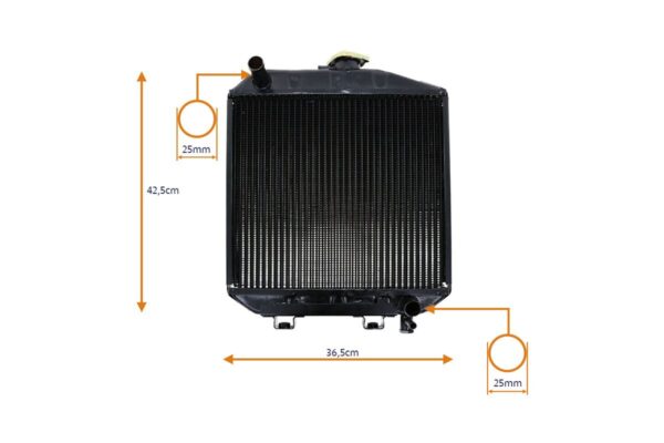 Radiator Kubota Bulltra B1-14, B1-15, B1-16, B1-17, B40 - Image 4