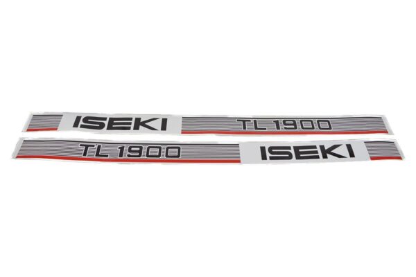 Iseki Bonnet decal sticker set TL1900
