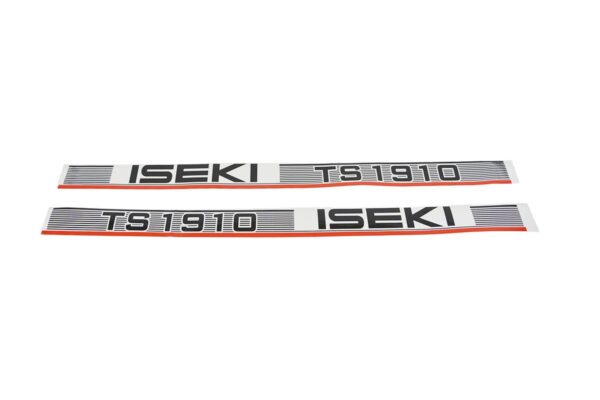 Bonnet decal sticker set Iseki TS1910