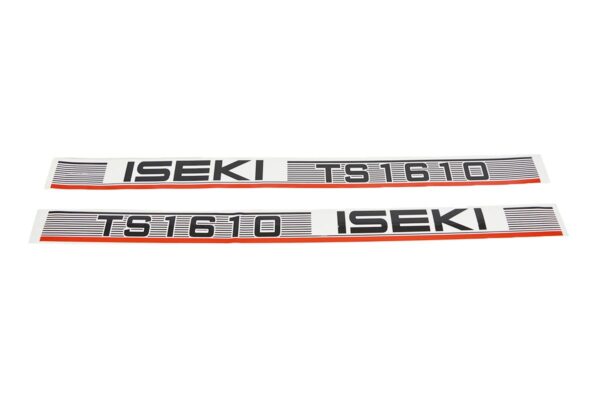 Iseki Bonnet decal sticker set TS1610