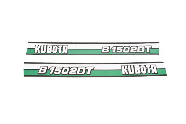 Bonnet decal sticker set Kubota B1502