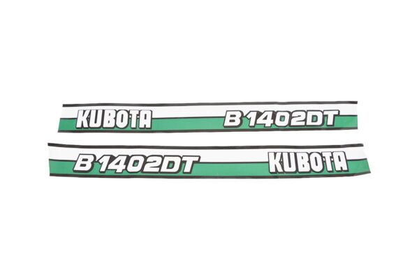 Bonnet decal sticker set Kubota B1402