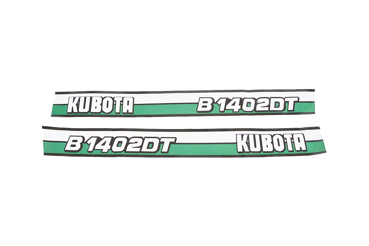 Bonnet decal sticker set Kubota B1402